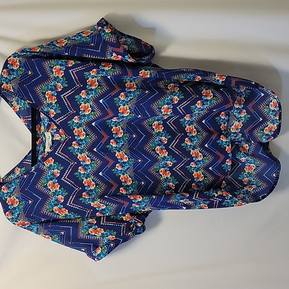 Wishful Park High Low Flowy Blouse